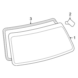 Toyota OE - Lift Gate - Glass (FULL HYBRID EV-GAS (FHEV))