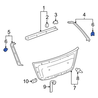 Toyota OE - Door Interior Trim Panel Retainer