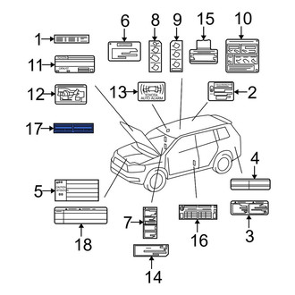 Toyota OE - A/C System Information Label