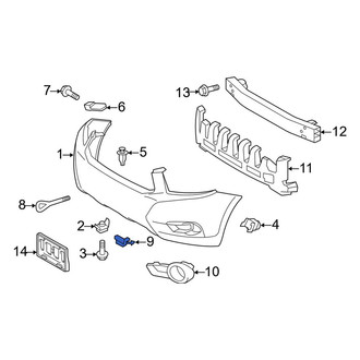 Toyota OE - Front Left Jack Plug Cover