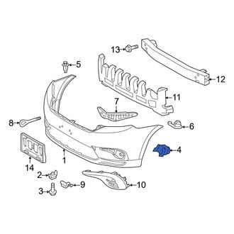 Toyota OE - Front Bumper Cover Retainer