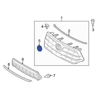 Toyota OE - Front Grille Emblem