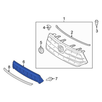 Toyota OE - Front Lower Grille