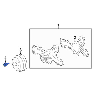 Toyota OE - Engine Water Pump Pulley Bolt