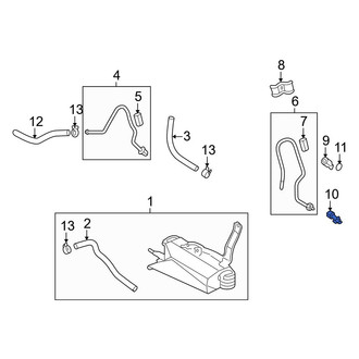 Toyota OE - Automatic Transmission Oil Cooler Line Connector