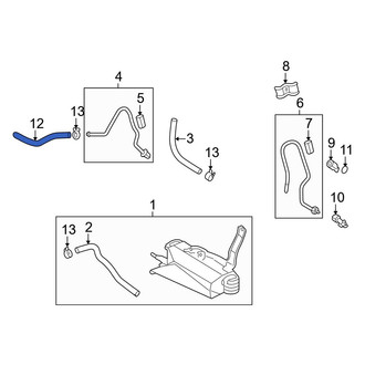 Toyota OE - Automatic Transmission Oil Cooler Hose