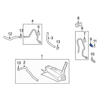 Toyota OE - Automatic Transmission Oil Cooler Hose Adapter