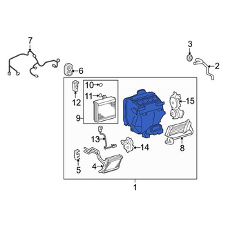 Toyota OE - HVAC Unit Case Assembly