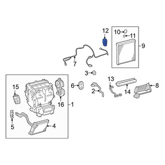 Toyota OE - Front A/C Expansion Valve