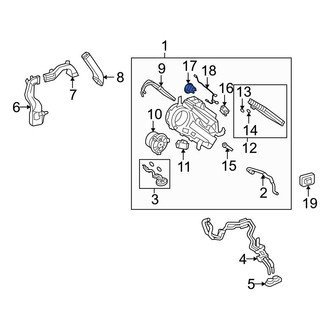 Toyota OE - Rear HVAC Air Inlet Door Actuator