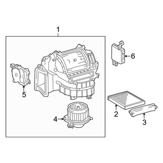 Toyota OE - Air Conditioner & Heater - Blower Motor & Fan (Japan Built), (2.7L / 3.5L)
