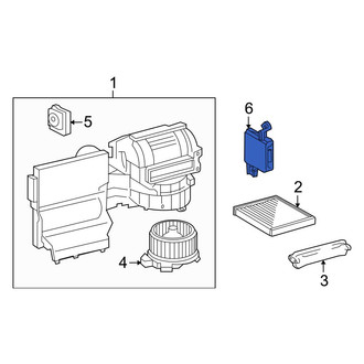 Toyota OE - HVAC Control Module