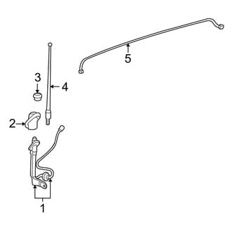 Toyota OE - Electrical - Antenna (Fixed Mast Type)