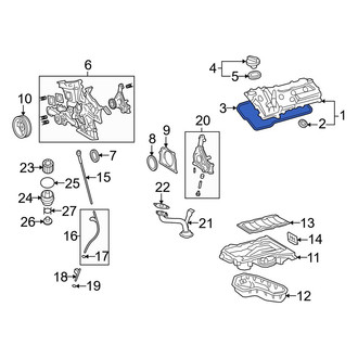 Toyota OE - Right Engine Valve Cover Gasket