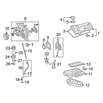 Toyota OE - Engine / Transaxle - Engine Parts (3.5L)