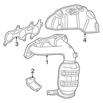 Toyota OE - Exhaust System - Manifold (3.5L)