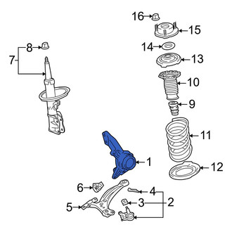 Toyota OE - Front Right Steering Knuckle