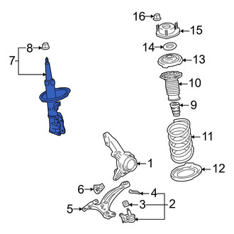 Toyota OE - Front Right Suspension Strut
