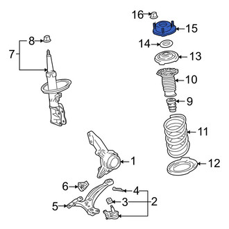 Toyota OE - Front Suspension Strut Mount