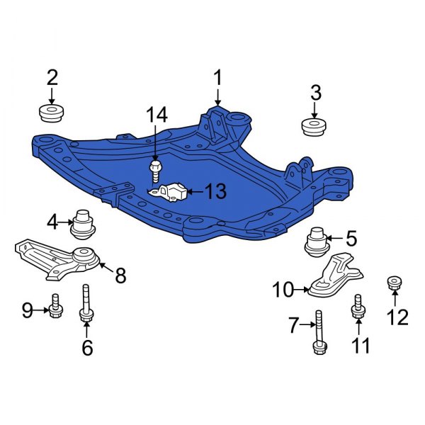 Toyota OE 5110048074 Front Engine Cradle