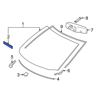Toyota OE - Front Windshield Spacer