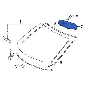Toyota OE - Front Interior Rear View Mirror