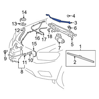 Toyota OE - Front Right Wiper Arm