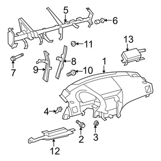 Toyota OE - Instrument Panel (Japan Built), (3.5L)