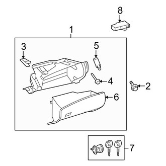 Toyota OE - Instrument Panel - Glove Box (USA Built)