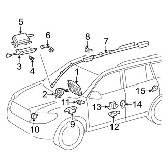 Toyota OE - Restraint Systems - Air Bag Components (Japan Built)