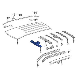 Toyota OE - Front Roof Header Panel