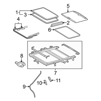 Toyota OE - Sunroof Cable