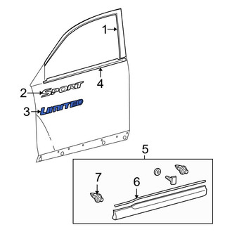 Toyota OE - Front Door Emblem