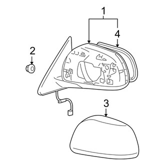Toyota OE - Front Door - Outside Mirrors (Japan Built)