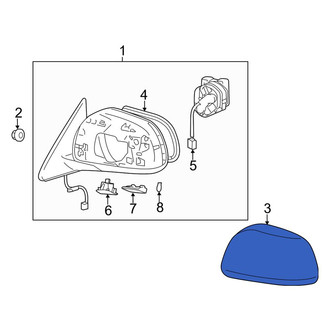 Toyota OE - Front Right Door Mirror Cover