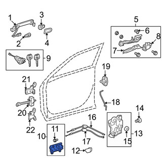 Toyota OE - Front Left Inner Interior Door Handle