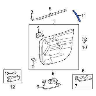 Toyota OE - Front Right Interior Door Pull Handle