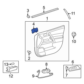 Toyota OE - Front Left Inner Interior Door Handle