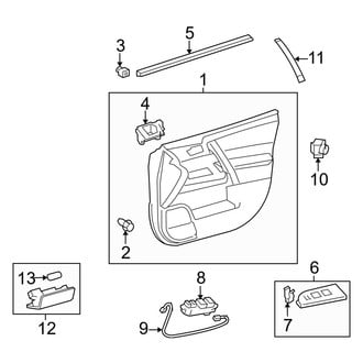 Toyota OE - Front Door - Interior Trim (USA Built)
