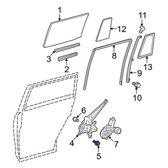 Toyota OE - Window Regulator Bolt