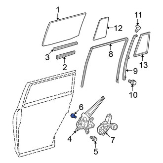 Toyota OE - Window Regulator Bolt