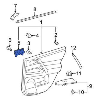 Toyota OE - Rear Left Inner Interior Door Handle