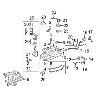 Toyota OE - Fuel System Components (USA Built)