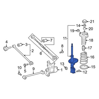 Toyota OE - Front Left Suspension Strut