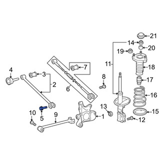 Toyota OE - Front Outer Lateral Arm Bolt