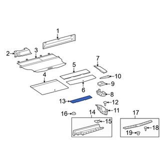 Toyota OE - Rear Floor Mat