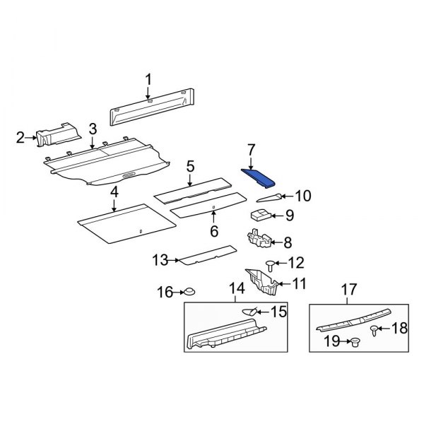 Trunk Floor Access Cover