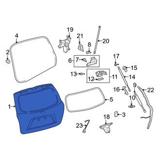 Toyota OE - Rear Liftgate