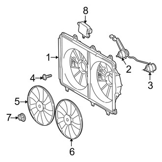 Toyota OE - Cooling Fan (Japan Built), (2.7L)