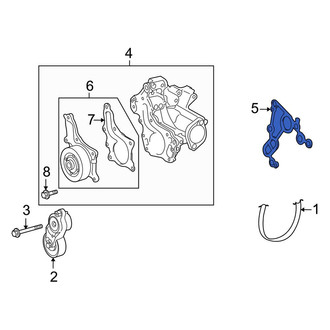 Toyota OE - Engine Coolant Water Inlet Gasket